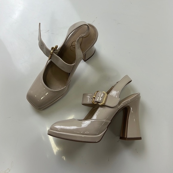 Sam Edelman Jildie Mary Jane Heels US5 A4-2 - Picture 2 of 5